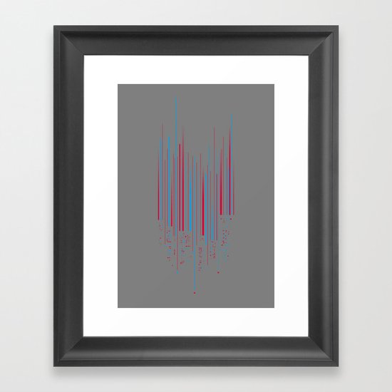 Urban Oscillations Framed Art Print