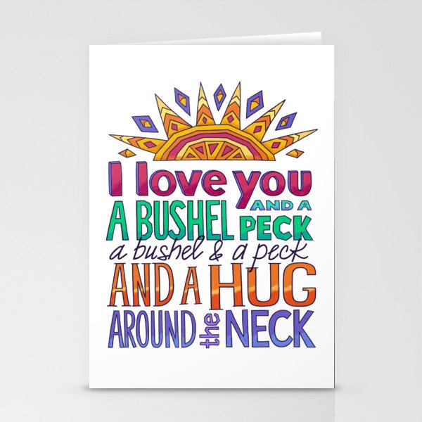 Bushel and a Peck  Stationery Cards