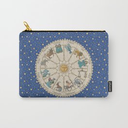 Vintage Astrology Zodiac Wheel Carry-All Pouch