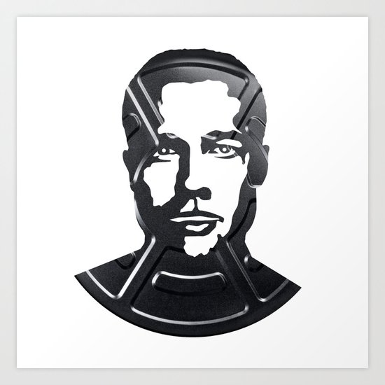 Brad Pitt Art Print