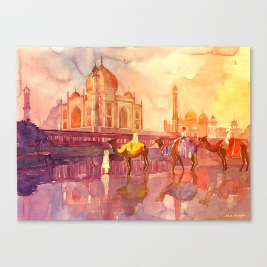 Taj Mahal Canvas Print