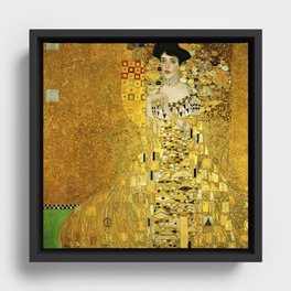 Portrait of A. Bloch-Bauer I by Gustav Klimt Framed Canvas