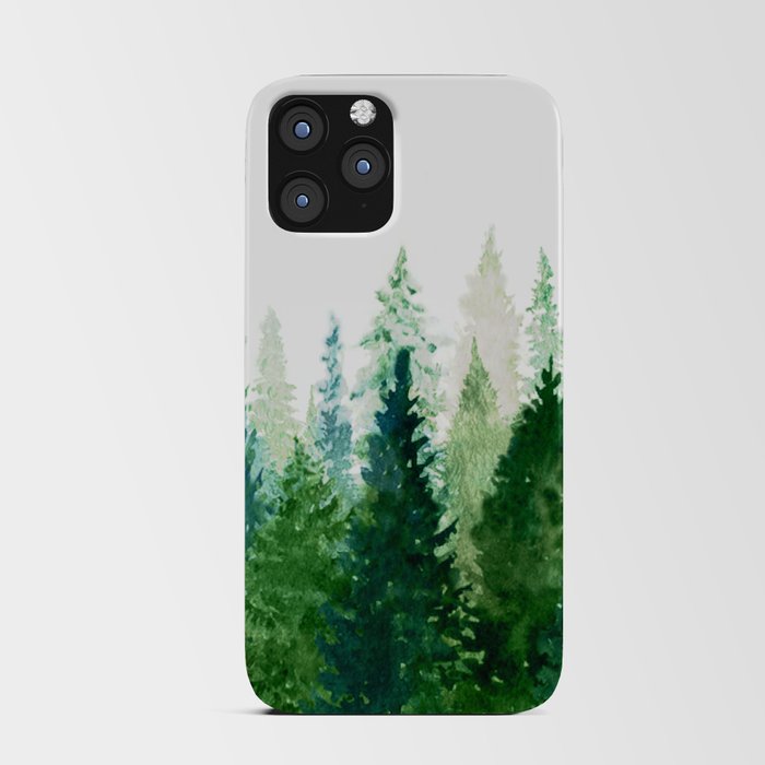 Pine Trees 2 iPhone Card Case
