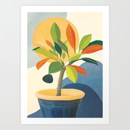 Colorful Branching Out 36 Art Print