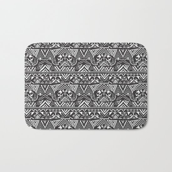 Pug Tribal Bath Mat