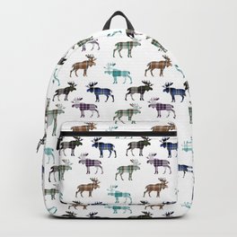 Plaid Moose III Backpack
