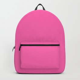 Hot Pink Solid Color Backpack | Vibrantpink, Fashion, Trendy, Homedecor, Hotpinkcolor, Modern, Simple, Plain, Solidcolor, Graphicdesign 