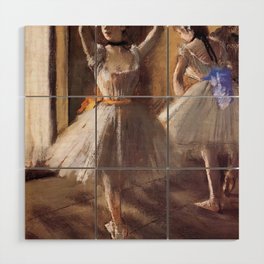 Edgar Degas' Ballet Dancer Wood Wall Art