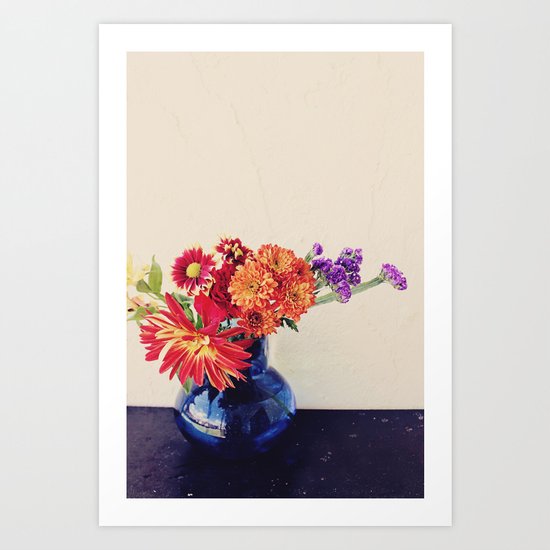 Sunny Flowers Art Print