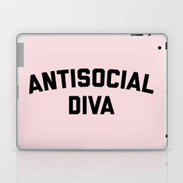 Antisocial Diva Funny Quote Laptop Skin
