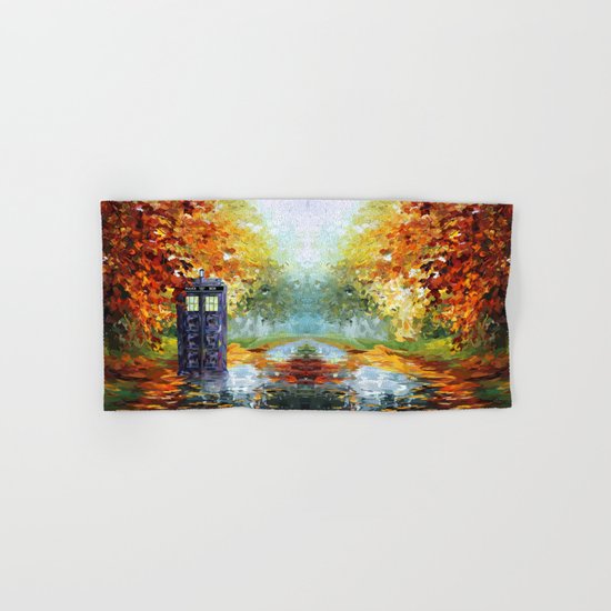starry Autumn blue phone box Digital Art iPhone 4 4s 5 5c 6, pillow case, mugs and tshirt Hand & Bath Towel