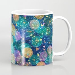 Colorful and Glittery Polka Dots Coffee Mug