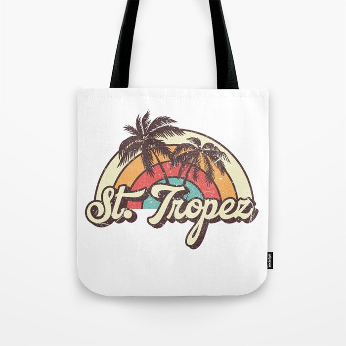 St. Tropez beach city Tote Bag