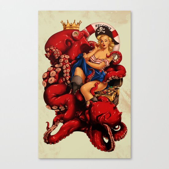 ALL ABOARD! Canvas Print