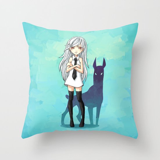 Doberman Throw Pillow
