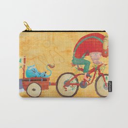 Bunyan's Day Out Carry-All Pouch | Ox, Bike, Bicycle, Typography, Painting, Beard, Mountainbike, Blueox, Bicyclefan, Outdoor 