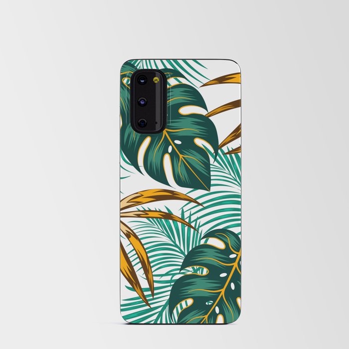 Summer Bold Tropical Resort Monstera Plants Android Card Case