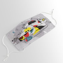 Music inspired by Joan Miro#illustration Face Mask