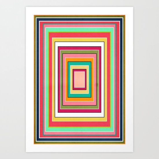 Floor Pattern Art Print