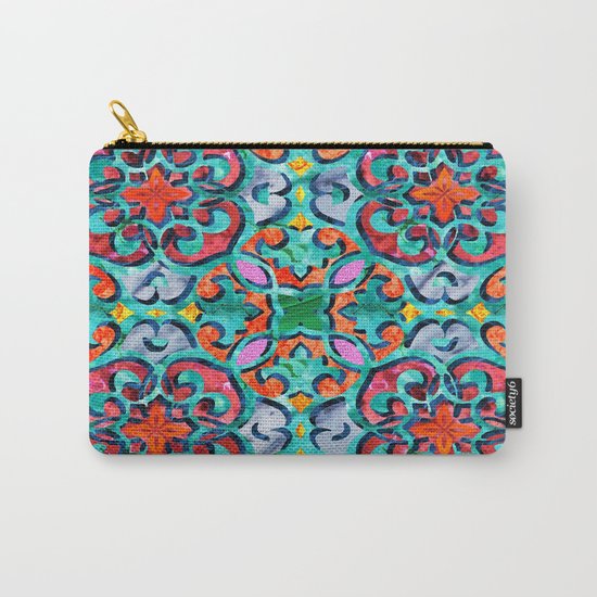 Moroccan Mandala Tile 01 Carry-All Pouch