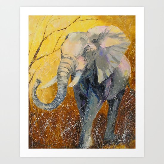 Elephant Art Print
