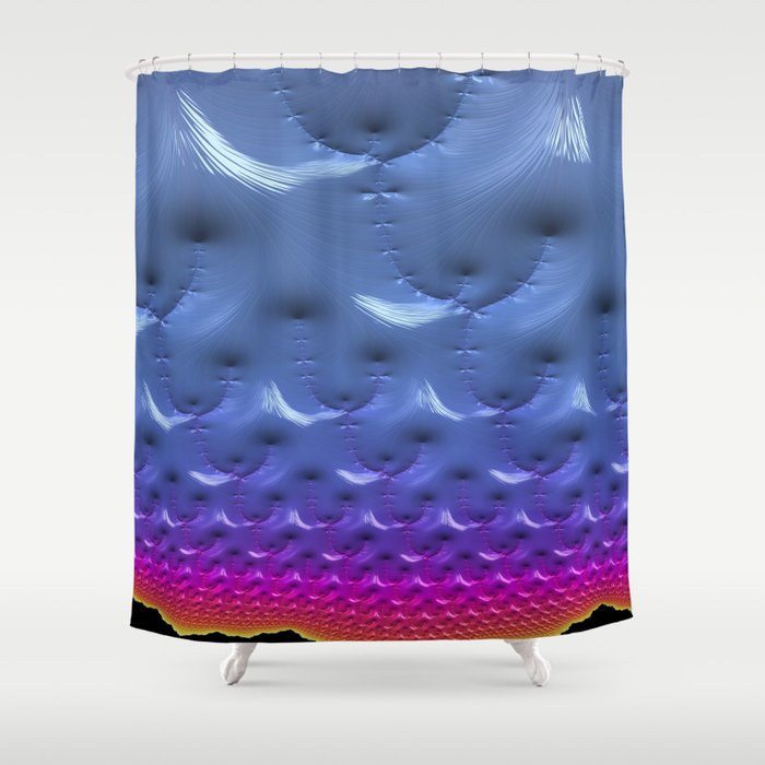 Invisible Conflict Of Despair Fractal Abstract Art Shower