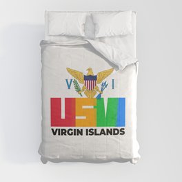 US Virgin Islands Flag USVI Caribbean Comforter