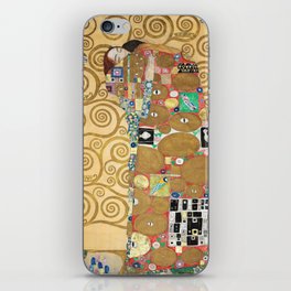Gustav Klimt - Fulfillment, Stoclet Frieze iPhone Skin