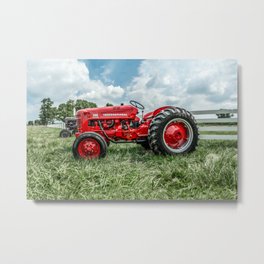 300 Vintage International Harvester Red Tractor Metal Print | Tractor, International, Rustic, Red Tractor, Digital, Country, Farmall, Crop Tractor, Mccormick Deering, Farming 