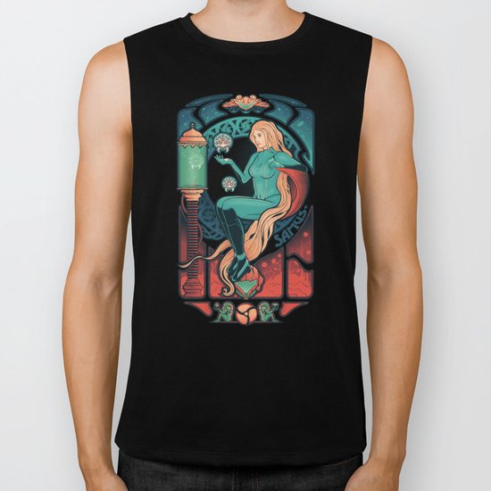 Aran Nouveau Biker Tank