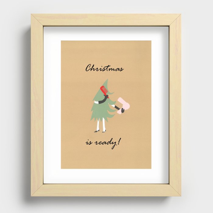 Christmas do Recessed Framed Print