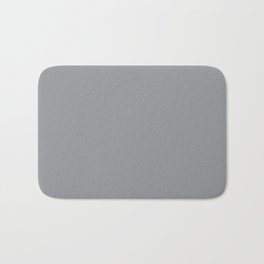Ultimate Gray Simple Modern Collection Bath Mat