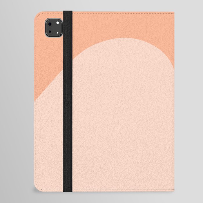 Peach Wave Swirl iPad Folio Case