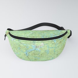 NY Tupper Lake 136974 1985 topographic map Fanny Pack