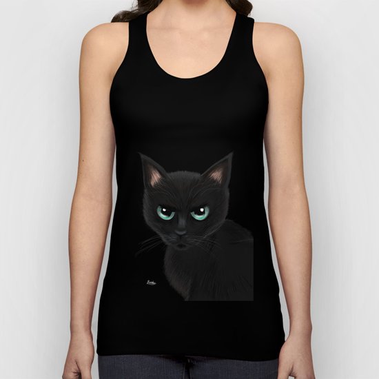 Angry cat Unisex Tank Top