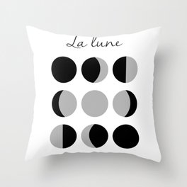 moon phases Astronomy Throw Pillow