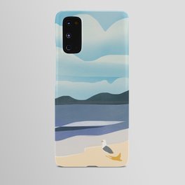 Sunny sunday with seagull Android Case