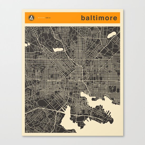 BALTIMORE Canvas Print