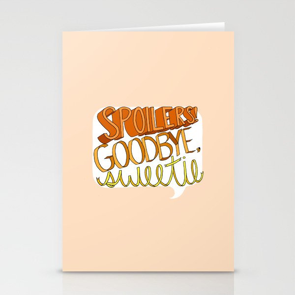Goodbye, Sweetie Stationery Cards