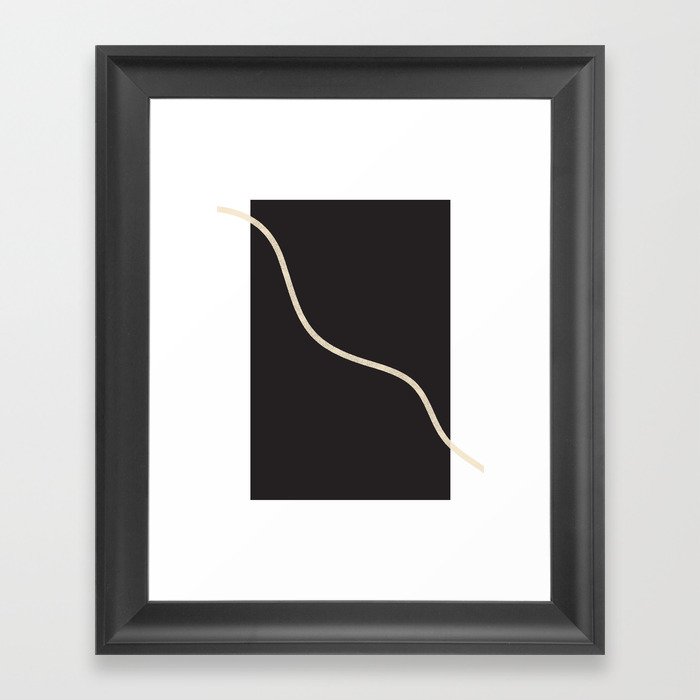 signs of times line - the bad Framed Art Print