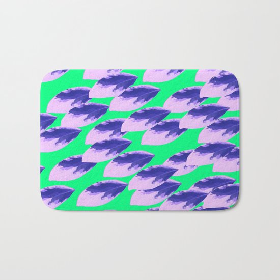 The Limeade Leaves Bath Mat