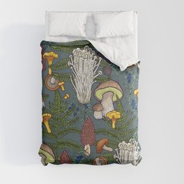 mushroom forest Comforter
