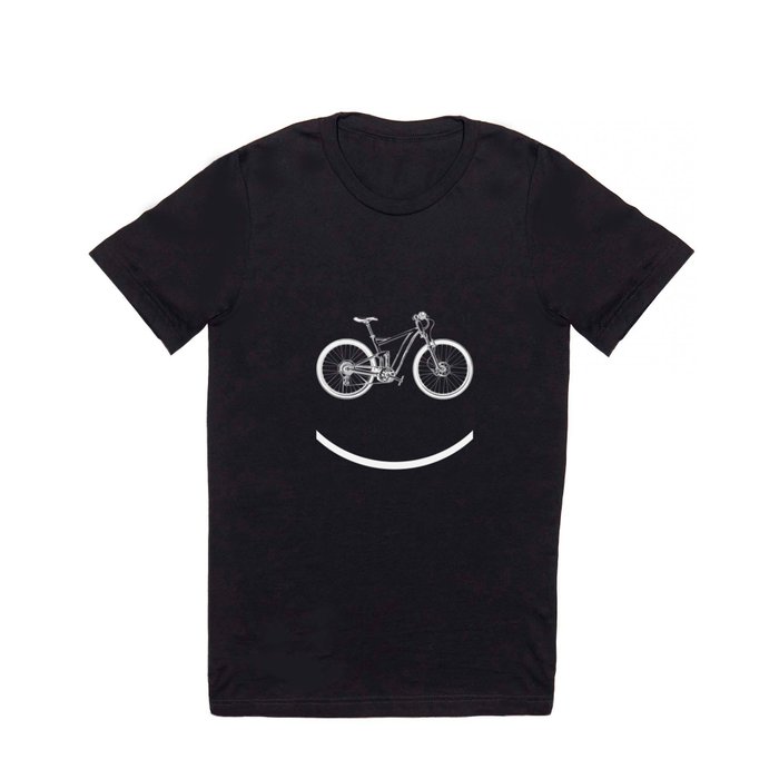 Smiley face Bike - cycling Bicycle Smiling Face T Shirt