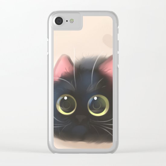 Fluffy Sushi Clear iPhone Case