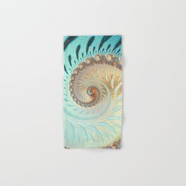 Vanilla Swirl - Fractal Art  Hand & Bath Towel