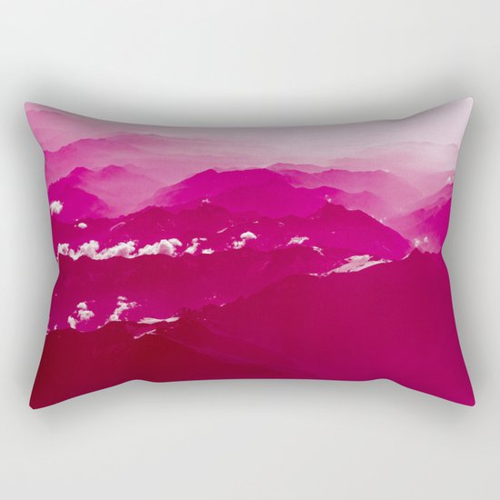 Abstract mountains Rectangular Pillow