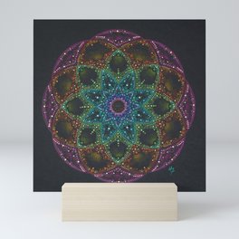 Bright colorful Mandala Mini Art Print