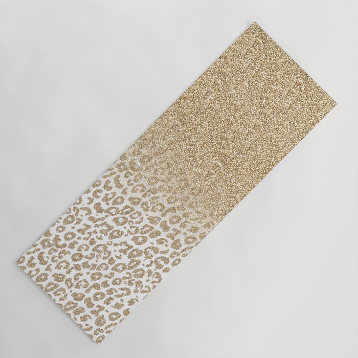 Metallic Leopard Yoga Mat