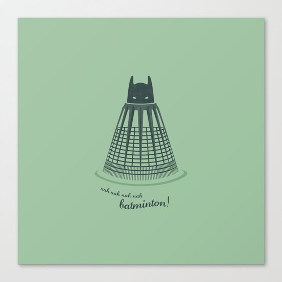 Batminton Canvas Print
