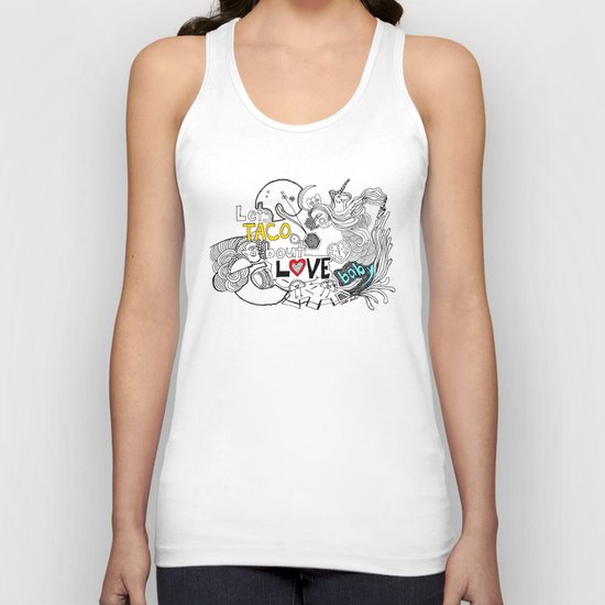 let's TACO bout LOVE baby Unisex Tank Top